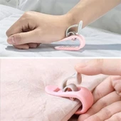 Buffer® 4 Adet İğnesiz Yorgan Çarşaf Ve Perde Tutucu Sabitleyici Kaydırmaz Örtü Düzenleyici Klips - 4