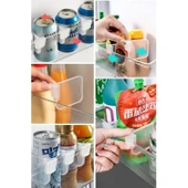 Buffer® 10'luşeffaf Buzdolabı Yan Kapı Düzenleyici Buzdolabı Dolap İçi Bölümleyici Aparatlar - 7
