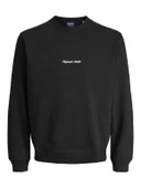 JORNORREBRO EMB SWEAT CREW NOOS Black Black L thumbnail 2