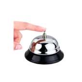 Buffer® Masaüstü Dekoratif Otel Resepsiyon Görevli Çağırma Zili Çanı - 8