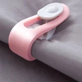 Buffer® 4 Adet İğnesiz Yorgan Çarşaf Ve Perde Tutucu Sabitleyici Kaydırmaz Örtü Düzenleyici Klips - 7