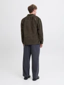 JPRBLUWILL CORDUROY L/S OVERSHIRT SN Olive Olive XXL thumbnail 4