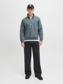 JJESOHO SWEAT QUARTER ZIP HN NOOS Stormy Weather Stormy Weather S thumbnail 3