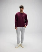 Ellesse Erkek Sweatshirt EM579-BRD Bordeaux Bordeaux XL thumbnail 1
