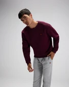 Ellesse Erkek Sweatshirt EM579-BRD Bordeaux Bordeaux XL thumbnail 3