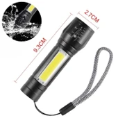 Buffer® Kutulu Mini El Feneri – Taşınabilir Led Kamp Ve Acil Durum El Lambası Plastik Gövde thumbnail 5