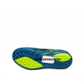 Çocuk Halı Saha Ayakkabısı Mavi Neon Sarısı - 2