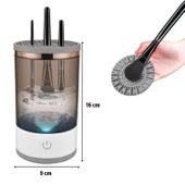 Buffer® Usb Şarjlı Makyaj Fırçası Temizleyici Aparat Hızlı Kurutmalı, Çok Yönlü Fırça Temizleyici - 4