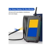 Ekranlı Çift Kameralı 10 Mt Hafıza Kart Destekli Sert Kablo Yılan Endoskop Kamera 5.5 Mm 4.3 Inc thumbnail 3