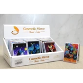 Hareketli Sulu Detaylı Kedi Figürlü El Aynası Alk4579 - 1