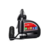 Alarmlı Disk Kilidi Motorsiklet Scooter Bisiklet Sesli Alarm 110 Desibel Yüksek Ses - 1