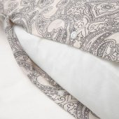 Tek Kişilik Nevresim Takımı, Bej-Koyu Gri 150x200 Cm  Takım - 2