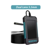 Ekranlı Çift Kameralı 10 Mt Hafıza Kart Destekli Sert Kablo Yılan Endoskop Kamera 5.5 Mm 4.3 Inc thumbnail 1