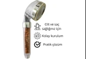 Filtreli Arıtmalı Su Tasarrufu Sağlayan Ekonomik Duş Başlığı thumbnail 3