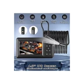 Vtn-009 Ekranlı Çift Kameralı 20 Metre Sert Kablo Yılan Endoskop Kamera 8 Mm 4.3 Inc thumbnail 9