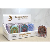 Mandala Desenli Hareketli Sulu El Aynası Alk4581 - 1