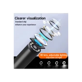 Ekranlı 3 Kameralı 10 Mt Hafıza Kart Destekli Sert Kablo Yılan Endoskop Kamera 8 Mm 4.3 Inc - 6