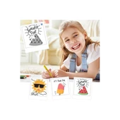 Çocuk Kamera Baskı Kağıdı, 5’li Rulo 57x25mm Çekirdekli Fotoğraf Baskı Termal Kağıt Rulo - 4