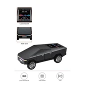 D68 Cyber Model Araba Tasarımlı Bluetooth Hoparlör 15w Güçlü Ses Rgb Led /tws/usb Siyah - 1