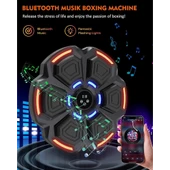 Bluetooth Hoparlör Özellikli Duvar Boks Makinesı 9 Mod Seviye Ayarlı Müzikli Boks Makinesı - 7