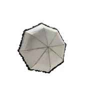 Litae Trend BFS   TK-3665 Katlanır Otomatik Şemsiye 8 Telli Desenli Fırfırlı - 2