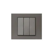 Grano Antrasit Üçlü Anahtar Çerçeve - 1