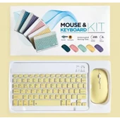 Zr20km Sarı Kablosuz Klavye Mouse Set - 1