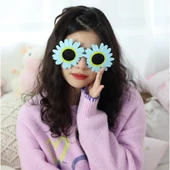 Mavi Renk Papatya Şekilli Parti Gözlüğü 18x10 Cm - 2