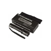 Type Taşınabilir Profesyonel Şarjlı El Feneri El Fenerli Çelik Elektro Şok Fener thumbnail 3