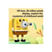 Sünger Bob Tasarımlı Yeni Nesil Çocuk Dijital Mini Fotoğraf Makinesi Çift Kamera - 3
