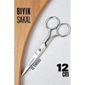Litae Trend BFS  Ice Tempered 702 Bıyık Makası - Bıyık Sakal Düzeltme Makası Kuaför Makası 12 cm - 1