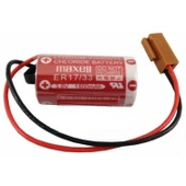 Maxell Er17/33 3.6v 2/3a Size Lithium Pil - Kahverengi Soket Tg-53-vice/(1395) 4210 - 1