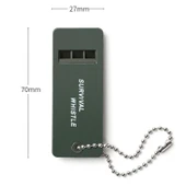 Buffer® Kamp Outdoor Yaşam Yüksek Sesli Acil Durum Survival Plastik Düdük - 4