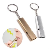 Buffer® Sos Acil İmdat Düdüğü Alüminyum Islık Anahtarlık Kamp Yürüyüş Aksesuar Araçları - 5