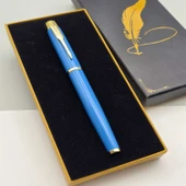 Özel Kutulu Turkuaz Roller Kalem - 1