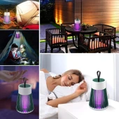 Buffer® İç Ve Dış Mekanlar İçin Şarjlı Sinek Öldürücü Sivrisinek Kovucu,uv Işıklı Sineksavar Taşınabilir Gece Lambası - 2