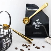 Buffer® Mandallı Kahve Ölçü Kaşığı Gold Çok Fonksiyonlu Paslanmaz Çelik Kaşık - 4