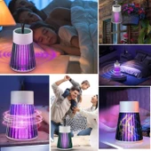 Buffer® İç Ve Dış Mekanlar İçin Şarjlı Sinek Öldürücü Sivrisinek Kovucu,uv Işıklı Sineksavar Taşınabilir Gece Lambası - 3