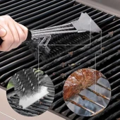 Buffer® Mangal Izgara Temizleme Fırçası – Paslanmaz Çelik Telli, Uzun Saplı Grill Temizlik Aparatı Mangal Temizlik Fırçası - 5