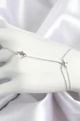 Litae Trend BFS Pirinç Zirkon Taşlı Deniz Atı Ve Yıldız Model Gümüş Renk Şahmeran - 1