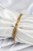 Litae Trend BFS 316L Çelik Gold Renk Yazı Yazmaya Uygun Kadın Bileklik - 2