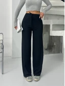 Fitilli şardonlu pantolon siyah a4058 - 1