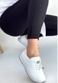 Finna Beyaz Cilt Bağcıklı Spor Ayakkabı thumbnail 2