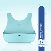 Silikon Mama Önlüğü Mavi thumbnail 2