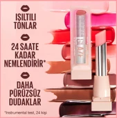 Maybelline New York Lifter Glaze Shea Yağı ve Hyalüronik Asit içeren Renkli Dudak Balmı - 05 Peach Quench - 3