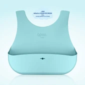 Silikon Mama Önlüğü Mavi thumbnail 3