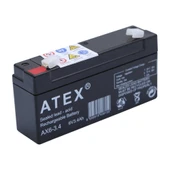 Atex AX6-3.4 6V 3.4Ah Yatay Akü thumbnail 2