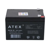 Atex AX12-12 12V 12Ah Akü thumbnail 1