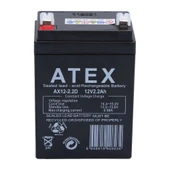 Atex AX12-2.2 12V 2.2Ah Dik Akü thumbnail 1