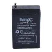 Lightex LT-418 4V 1.8Ah Işıldak Fener Aküsü thumbnail 1